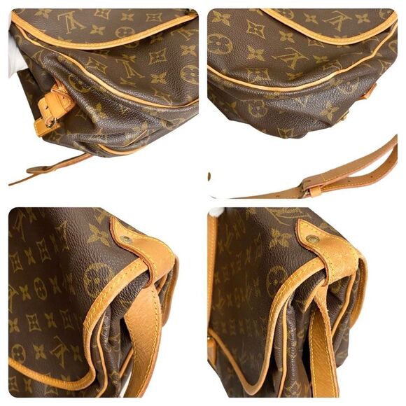 Louis Vuitton Monogram Saumur 35 Shoulder/Crossbody Bag 💼 AR0932 - Picture 13 of 17
